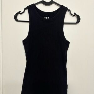 NWOT Maurice’s Black Ribbed Tank Top